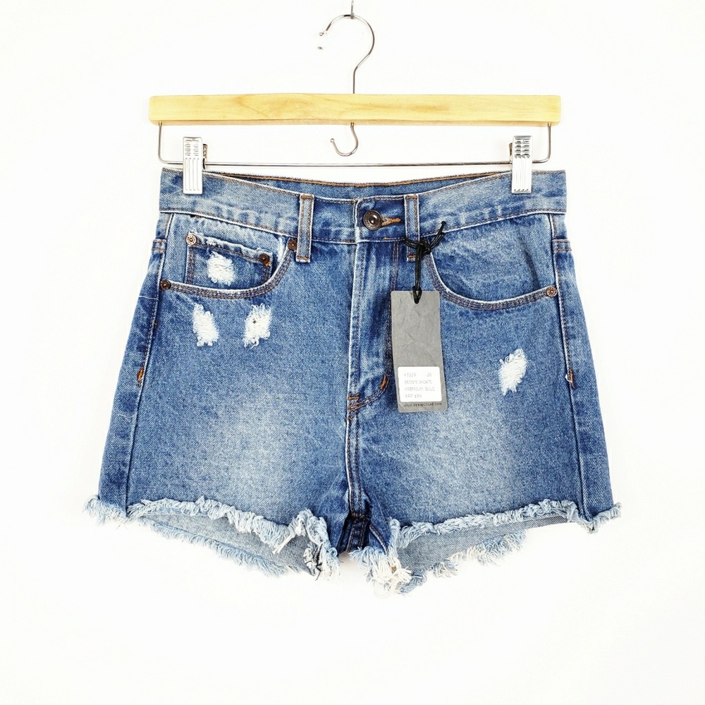 NWT Denim Colab Shorts | Sz 26